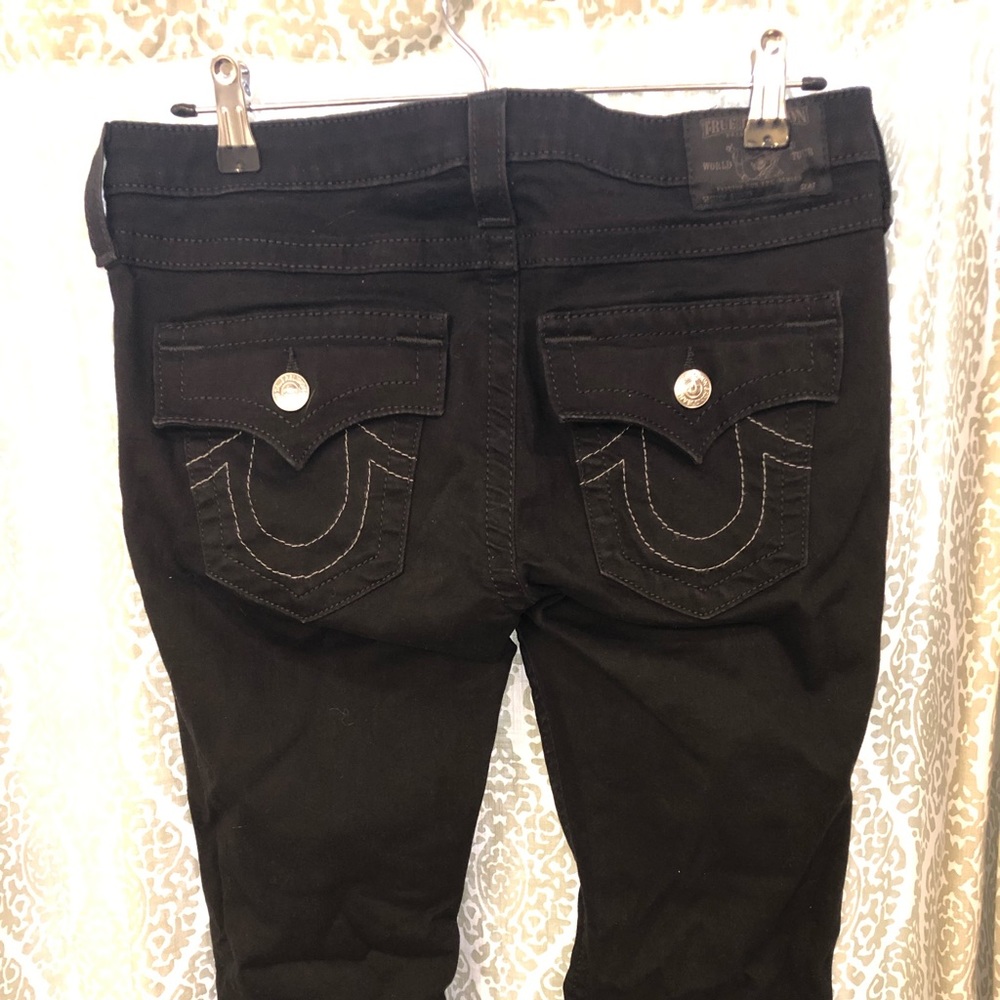 True Religion Black skinny jeans size 31